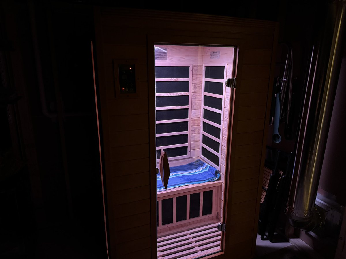 ProvidesPublish's tweet photo. An in home sauna is a luxury I didn’t know I wanted/needed https://t.co/iOcth4Ev81