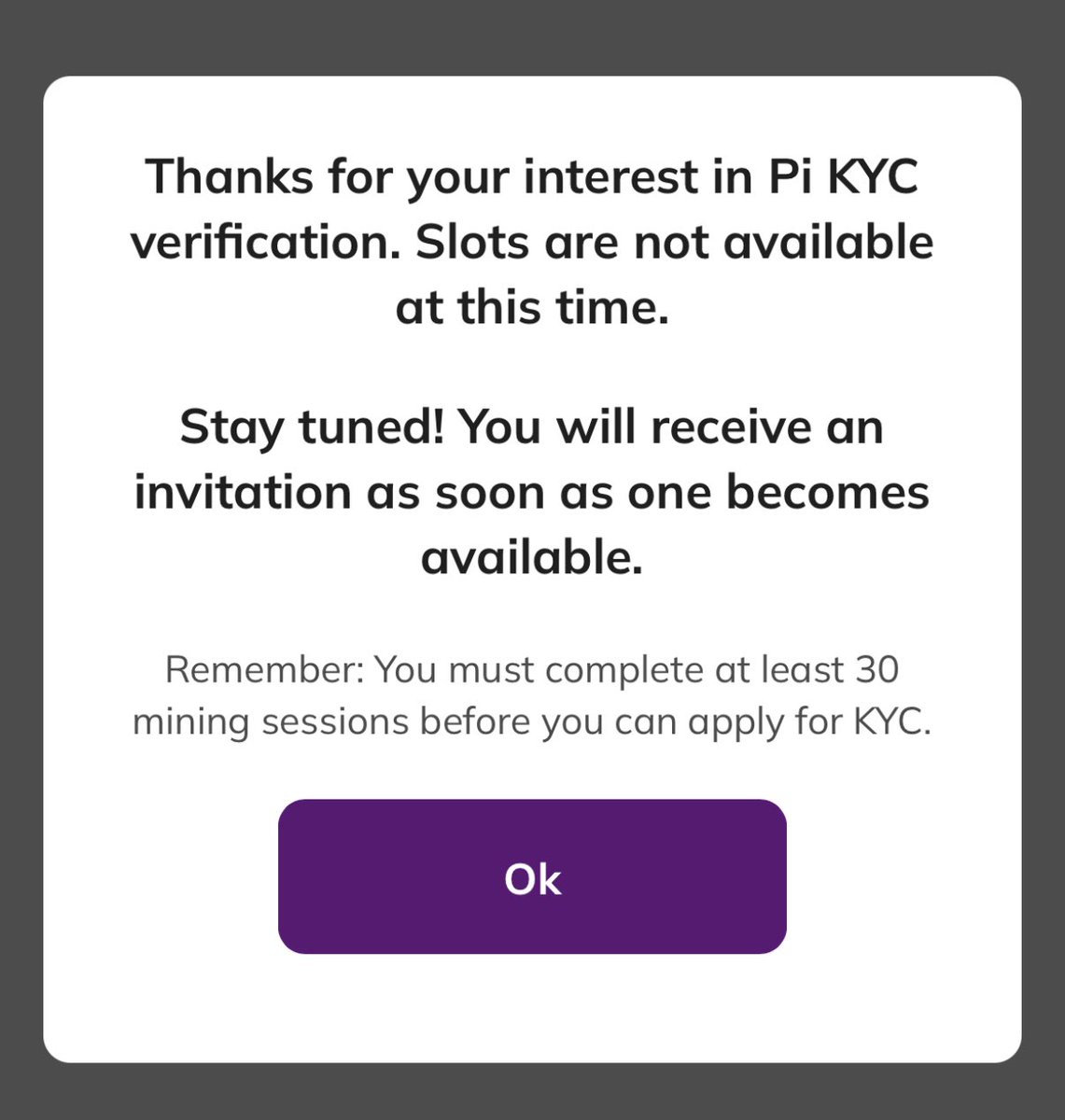 therealmykuh's tweet photo. @PiNews_6 Still haven’t heard back from support, I’ve had this message for months https://t.co/5nG2gbIMa0