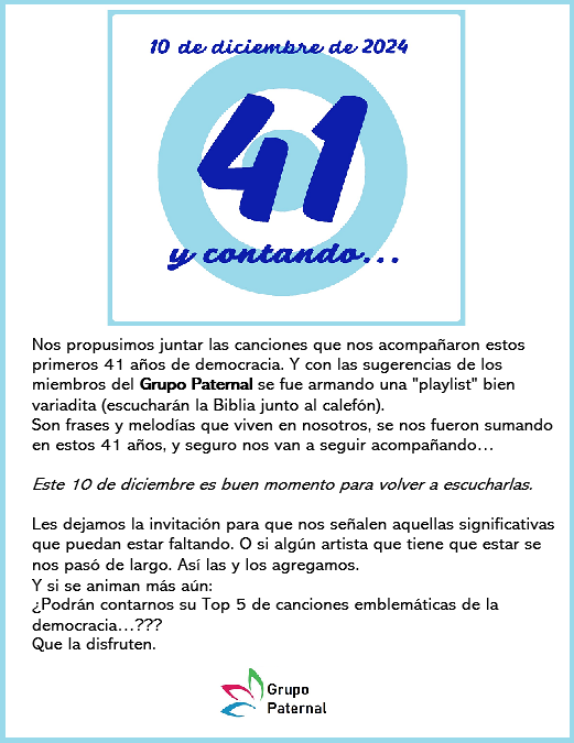 ClaudioP59's tweet photo. #41ycontando
Las canciones que nos acompañaron estos 41 años...
https://t.co/0PwsSMQaVU https://t.co/YkeYOWuUg9
