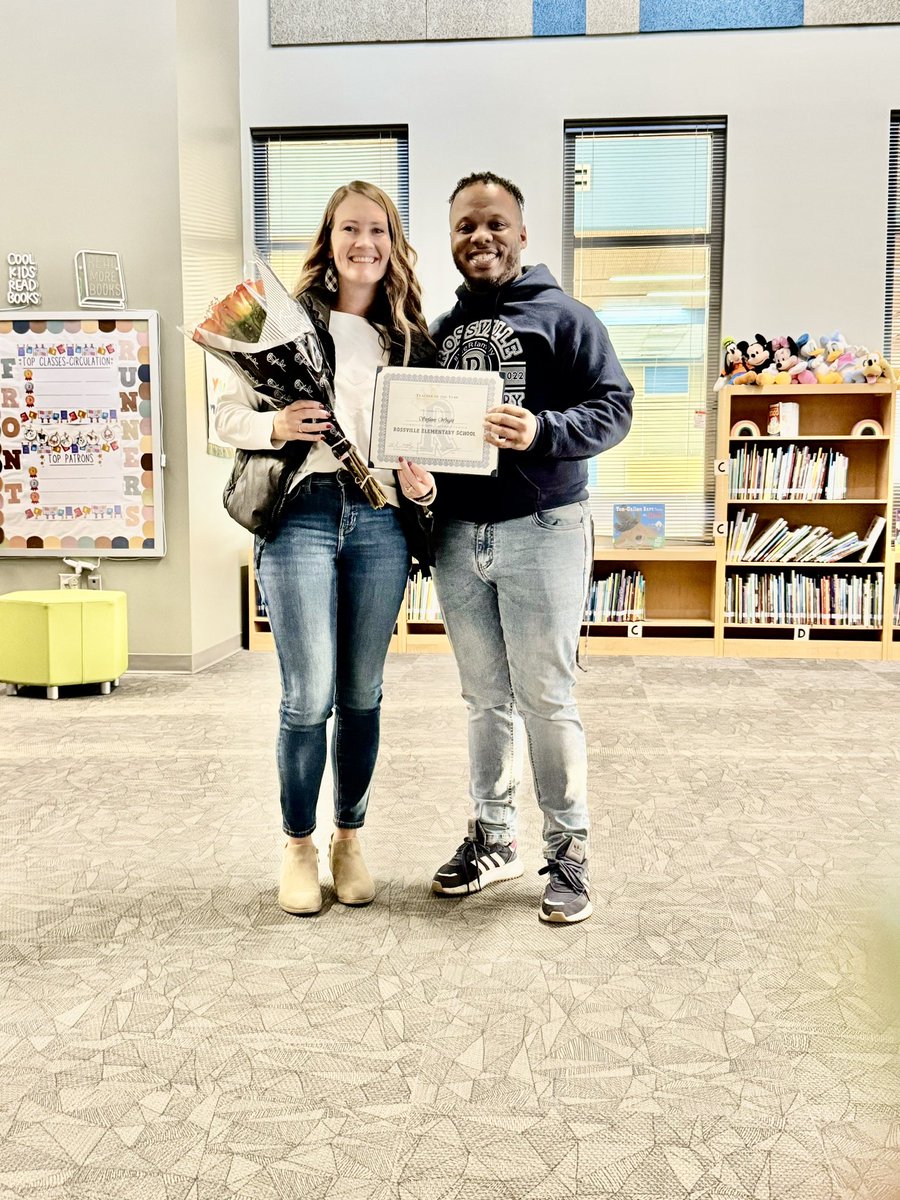 Let’s celebrate and congratulate our Teacher of the year, <a href="/MrsWrightBCPS/">Stefanie Wright</a>. She is an amazing and caring thought partner for ALL. Goes above and beyond always. Super supportive and dedicated to R-House. She is ROYALTY, a true champion for children. Thank you, Reading Wright!