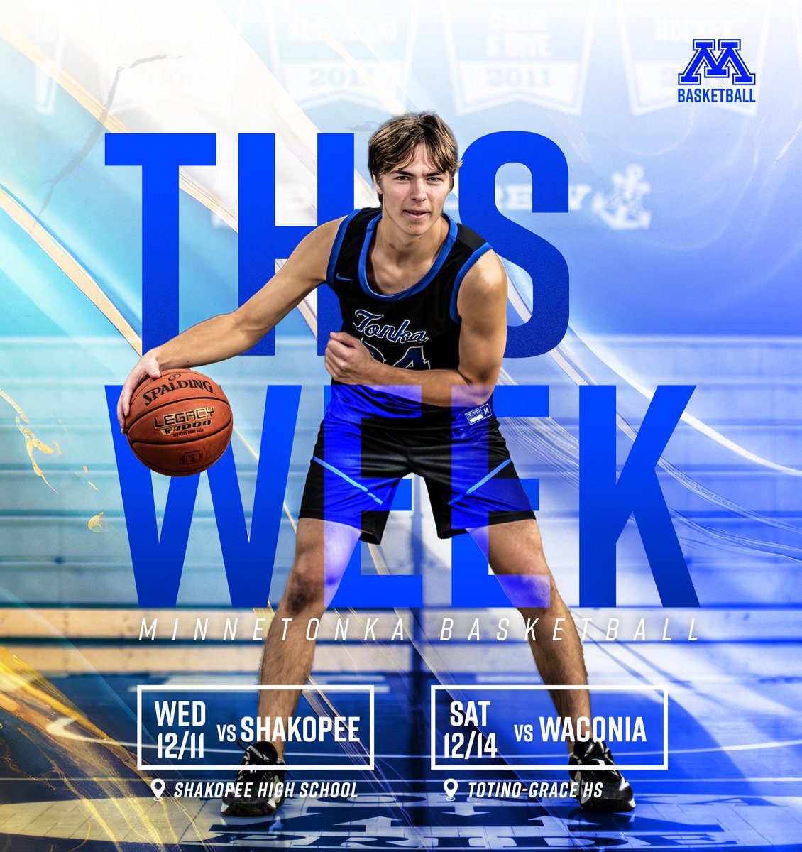 The 🏀 Week Ahead

Wednesday, December 11th @ Shakopee 7:00pm

Saturday, December 14th @ Totino-Grace
1:15pm vs Waconia Breakdown Big Stage 

#AnchorsUp⚓️