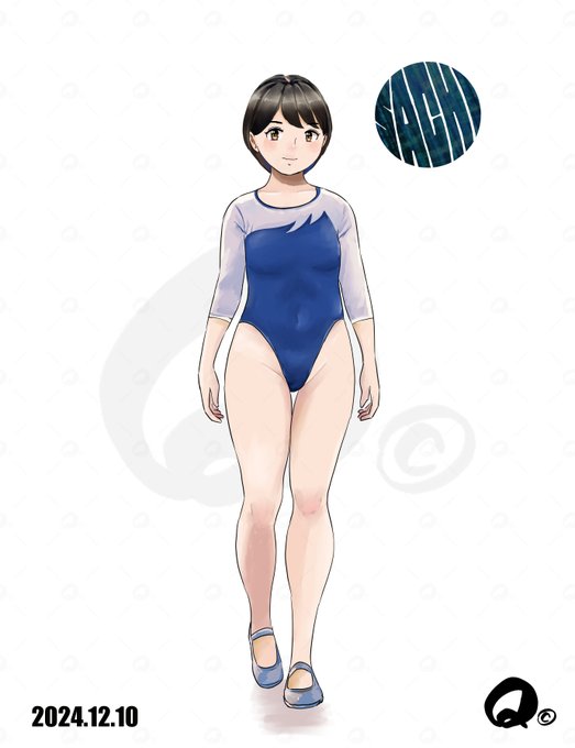 うちのペッタン娘サチのレオタード🩰
☺️ 