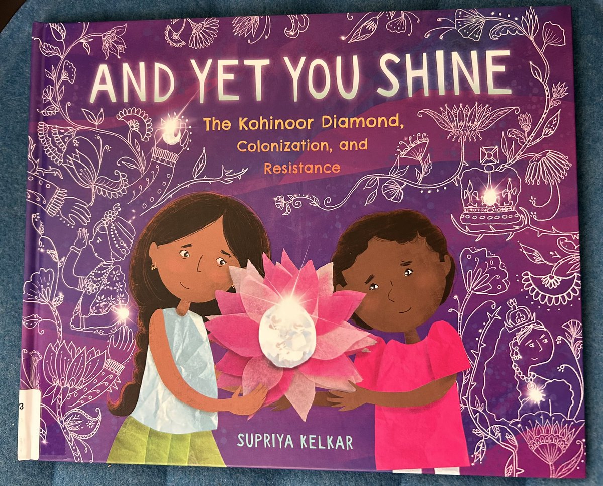 aslan_magic's tweet image. And Yet You Shine @SupriyaKelkar is a masterpiece! We loved reading this NF PB about the Kohinoor Diamond, w incredible illustrations, &amp;amp; unusual 2nd person POV (talking to the diamond!). #SibertSmackdown