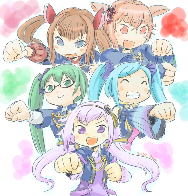 逆襲! 完!了!#逆襲のどっとライブ#ピノの自由帳#イオリの森美術館#すずあーと#めめアート#ちぇり絵 
