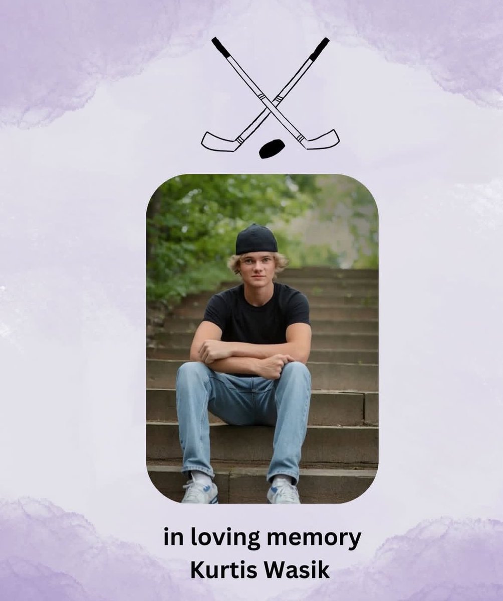 Join us tomorrow by honoring Kurtis for our home game against Breck by wearing purple 💜💜
gofundme.com/f/in-memory-of…
