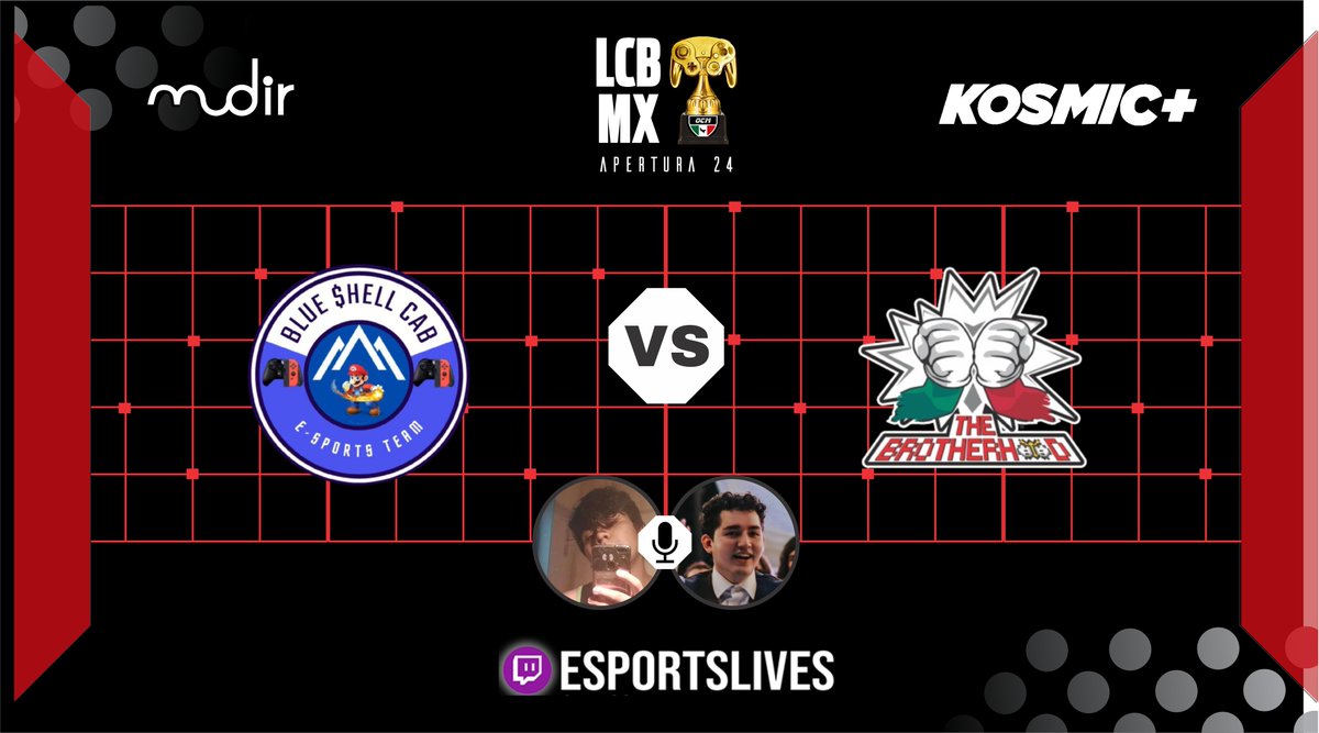 ocm_gg's tweet photo. 🏆 Liga de Crew Battles OCM - Apertura 2024 🏆

🎮 Grupo B - Ronda 1 🎮

🔥 BLUE SHELL CAB 🆚 @Th3_Brotherh00D
⚔️ ¡Un enfrentamiento que no te puedes perder!
🎙️ Casters: @lopunnyboy09 &amp; @SaloTweets

📺 En vivo hoy a las 9 PM: https://t.co/s0PTPZdKaY https://t.co/BHtX27TgTb