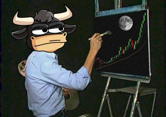 BullishTheBull's tweet photo. $BULLISH is drawing green candles for all. https://t.co/9Dcgj36aze