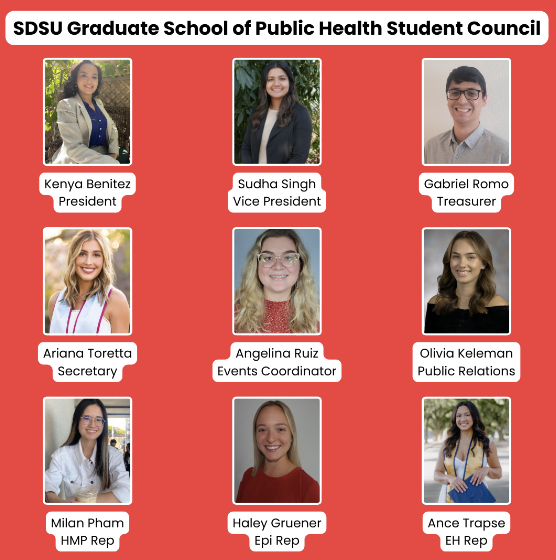 SDSU School of Public Health (@sdsuhealth) on Twitter photo 🌟 The School of Public Health Graduate Student Council is focused on planning an exciting Spring Speaker Series and Graduation Banquet! 🎉
We want your input! Send speaker suggestions to Kenya Benitez at kbenitez8541@sdsu.edu. Stay updated on Instagram: @sdsu.sphcouncil! 🙌 🌟 The School of Public Health Graduate Student Council is focused on planning an exciting Spring Speaker Series and Graduation Banquet! 🎉
We want your input! Send speaker suggestions to Kenya Benitez at kbenitez8541@sdsu.edu. Stay updated on Instagram: @sdsu.sphcouncil! 🙌