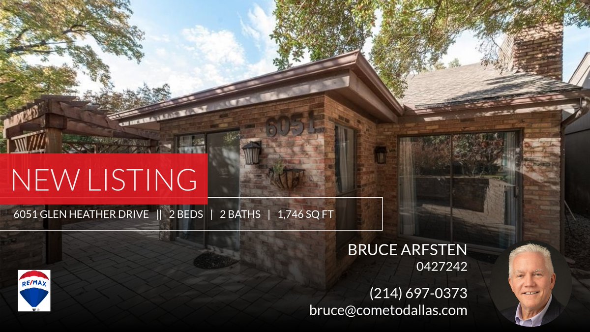 📍 New Listing 📍 Take a look at this fantastic new property that just hit the market located at 6051 Glen Heather Drive in Dallas. Reach out here or at (214) 697-0373 for more information

"Come To Dallas!"
I can help you buy, sel... homeforsale.at/6051_GLEN_HEAT…