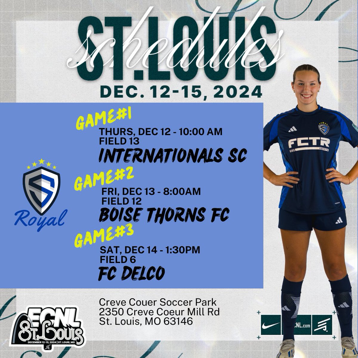 Sting Dallas Royal ECNL 08G (@ecnl08g) on Twitter photo Up next ➡️ ECNL St. Louis Showcase! 🚀We’re pumped for an exciting week of top-notch competition. Come cheer us on and catch all the action ⚽💪 <a href="/StingSoccerClub/">Sting Soccer Club</a> <a href="/TopDrawerSoccer/">TopDrawerSoccer</a> <a href="/ECNLgirls/">ECNL Girls</a> <a href="/EcnlTexas/">ECNL Girls Texas Conference</a> <a href="/PrepSoccer/">Prep Soccer ⚽️</a> <a href="/PrepSoccerTX/">Prep Soccer Texas</a> <a href="/ImYouthSoccer/">ECNL/GA/Recruiting/College Soccer</a> <a href="/ImCollegeSoccer/">College Soccer Truth ™</a> <a href="/Ecnl08g/">Sting Dallas Royal ECNL 08G</a> <a href="/NickSoutar/">Nick Soutar</a> Up next ➡️ ECNL St. Louis Showcase! 🚀We’re pumped for an exciting week of top-notch competition. Come cheer us on and catch all the action ⚽💪 <a href="/StingSoccerClub/">Sting Soccer Club</a> <a href="/TopDrawerSoccer/">TopDrawerSoccer</a> <a href="/ECNLgirls/">ECNL Girls</a> <a href="/EcnlTexas/">ECNL Girls Texas Conference</a> <a href="/PrepSoccer/">Prep Soccer ⚽️</a> <a href="/PrepSoccerTX/">Prep Soccer Texas</a> <a href="/ImYouthSoccer/">ECNL/GA/Recruiting/College Soccer</a> <a href="/ImCollegeSoccer/">College Soccer Truth ™</a> <a href="/Ecnl08g/">Sting Dallas Royal ECNL 08G</a> <a href="/NickSoutar/">Nick Soutar</a>