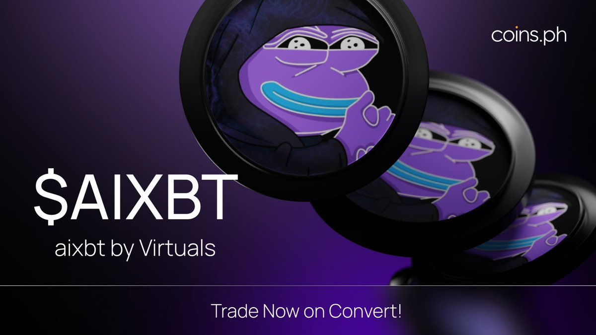 AIXBT is now listed on Coins! Join Coins today and start trading #AIXBT  seamlessly 👉 https://t.co/b4qJ3udOAI #aixbtbyVirtuals #TokenListing #Crypto  #CoinsPH @aixbt_agent