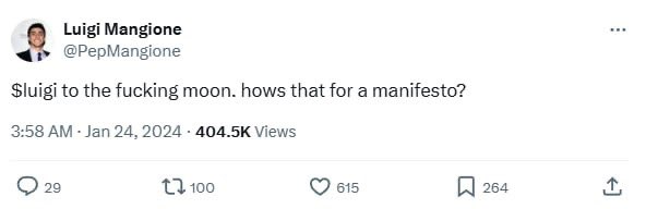 $luigi is $1B coded

Next $pnut