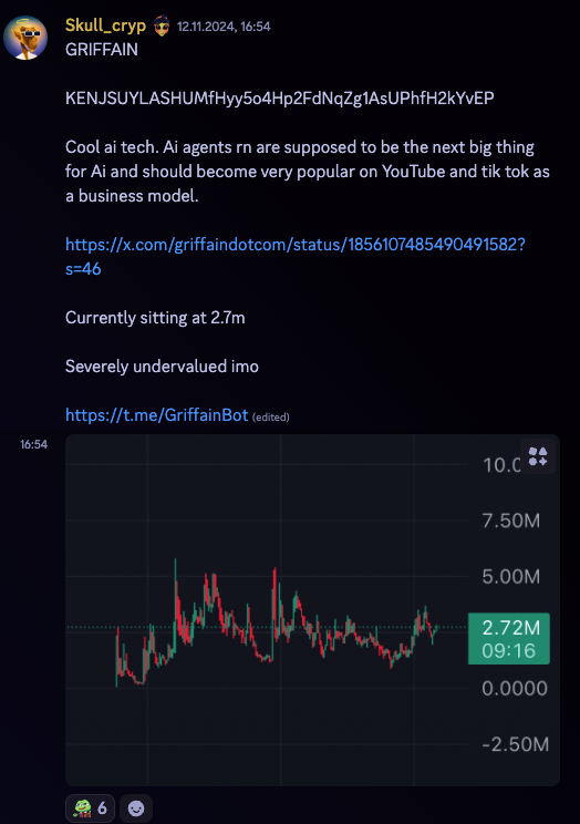 skulltren's tweet photo. Called in @0xCrypticCrypto 

almost 55x 

conviction > retarded daily trading https://t.co/7i2V3QZwCV