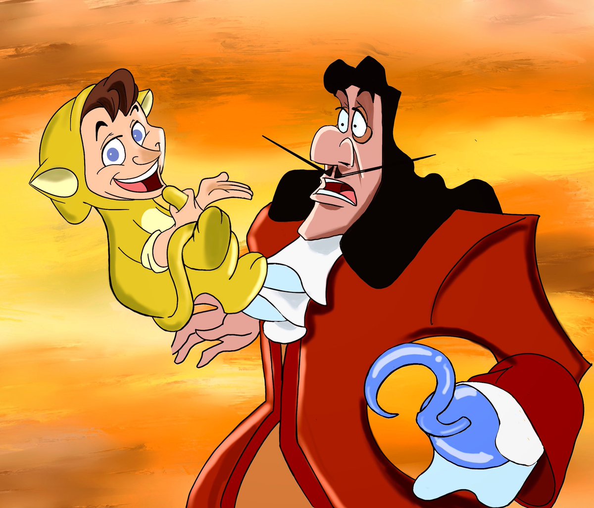 mktoon's tweet photo. “Hey! Time to play that exciting new game show YOU BET YOUR HOOK! Our contesrant is a pirate, he’s also a villain, let’s welcome him please CAPTAIN HOOK!”
#disember2024 Day 9: #robinwilliams
#backtoneverland #captainhook #peterpan #disney #disneyanimation #disneycharacters https://t.co/4uxkAlR1sL