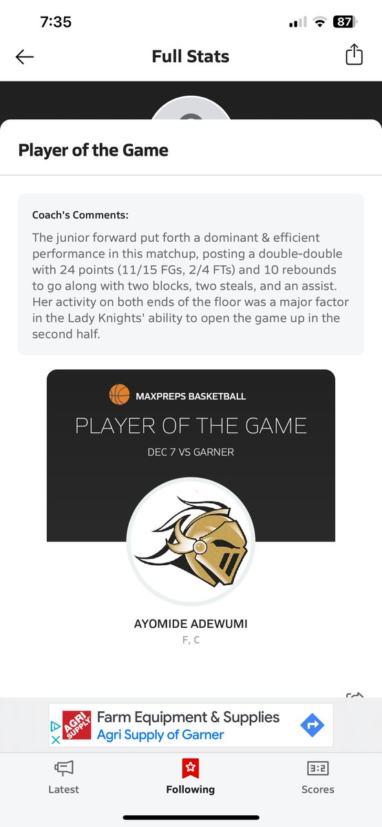 My baby girl <a href="/itsAyoAdewumi_/">Ayo Adewumi</a>  had a great time at the First ever Queen Of the Court this past weekend. Great Team W for her and her Lady Knights <a href="/KHSwbball/">Knightdale Women’s Basketball</a>.
Thanks <a href="/RolesvilleWBB/">RolesvilleHSWBB</a> for the invite. The event was ELITE with great competitions🔥🔥💪🏾💪🏾📈📈