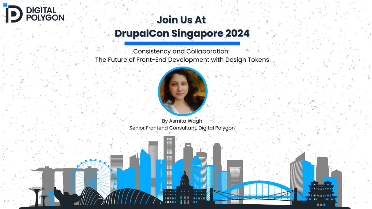 _DigitalPolygon's tweet image. 🌟Join Asmita at DrupalCon Singapore for &quot;Consistency and Collaboration: The Future of Front-End Development with Design Tokens&quot;🌟
 
📅 Dec 10, 2024 | 13:00 –13:45 PM SGT Learn how design tokens, Storybook, and Figma revolutionize front-end workflows! #DrupalConSingapore #Drupal