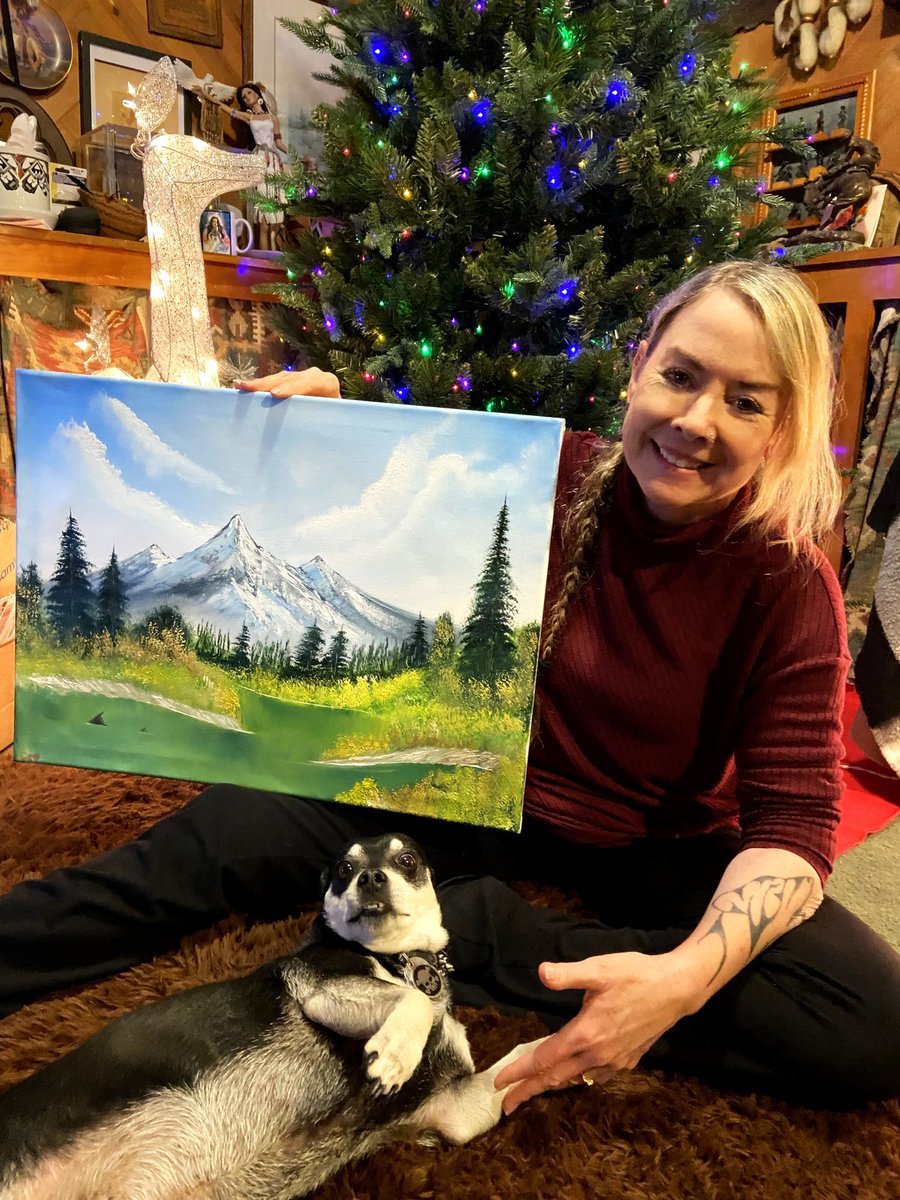melomalley's tweet photo. Merry Christmas to us! Thank you for the beautiful painting, @Bahamutgaming!! 🎄🙏🏻💕🖼️ https://t.co/cKFKpxIkBy