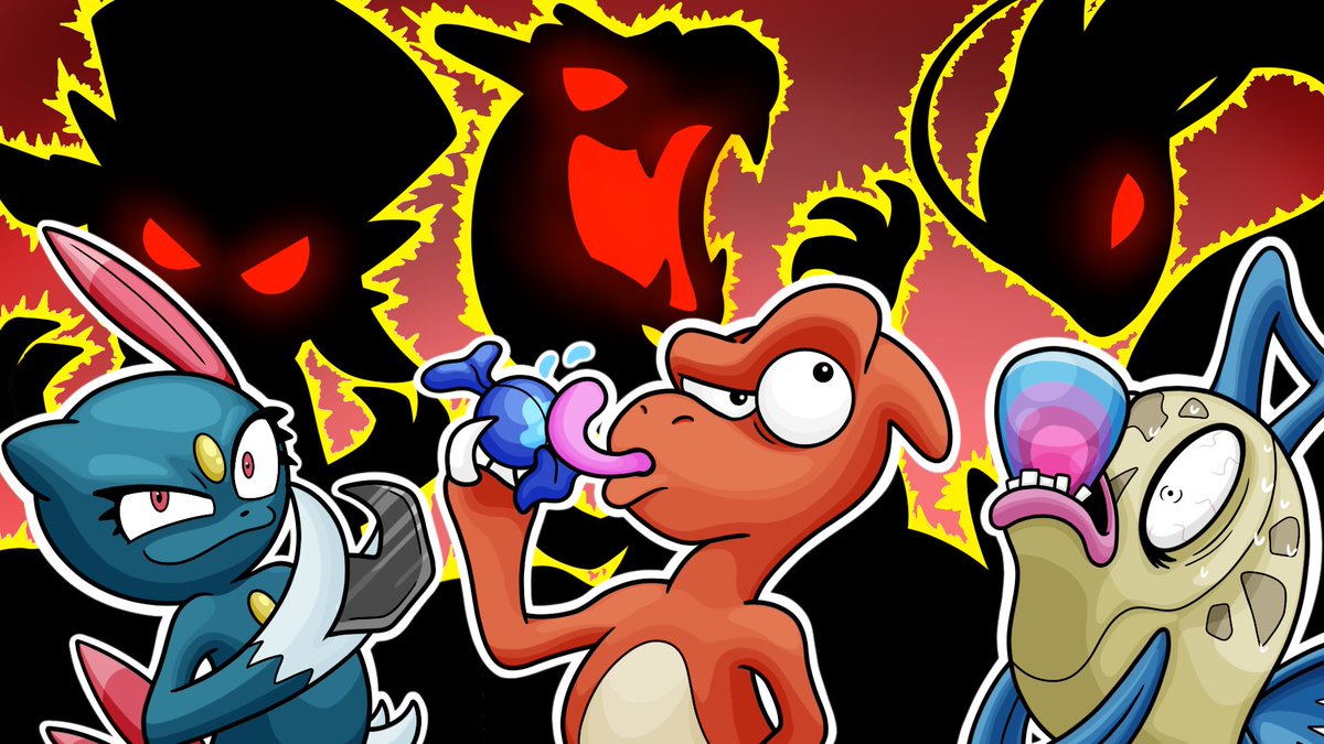 Vinny's tweet photo. ▶️ NEW VIDEO! Choose Your Starter Pokemon Only Knowing How It Evolves

Featuring @UnitedHayze !!

Link down below!! https://t.co/PeIN8MZDYV