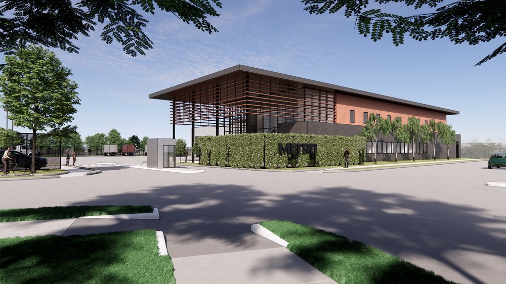 METROHouston's tweet photo. Big news for METRORail! 🚧🚈 Today, METRO broke ground on the new 30,000 square-foot Maintenance of Way (MOW) Facility. The state-of-the-art project will enhance efficiency, safety, and reliability across the METRORail system. 

Click here to learn more: https://t.co/R5dn2iWDo2. https://t.co/5tk9bdExtP