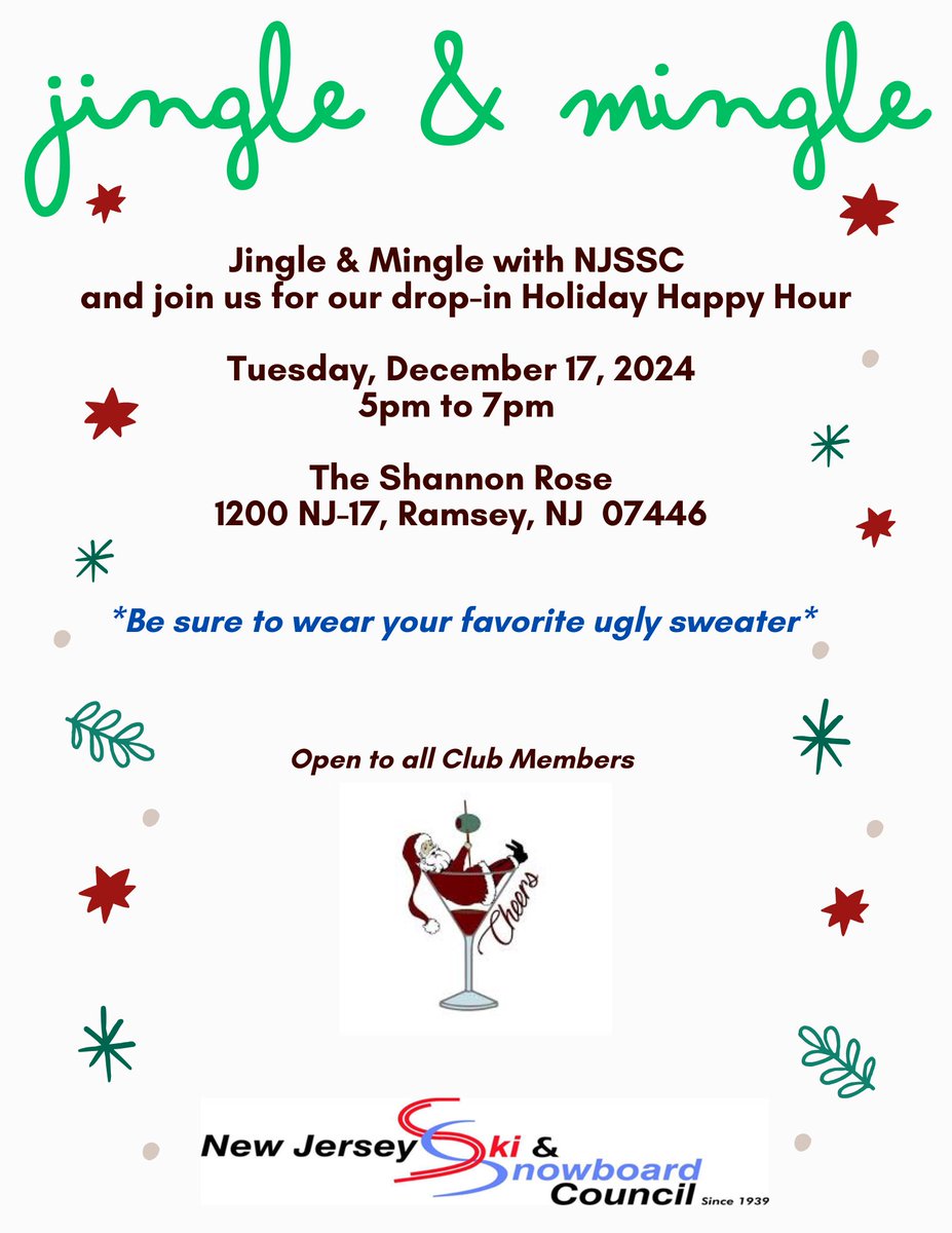 HighLifeSkiClub's tweet photo. Come hang at the NJSSC drop-in Happy Hour!! https://t.co/7aFAKUDrbf