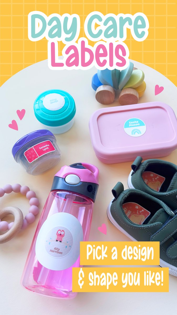 Cashs_au's tweet image. Whether your kiddo is starting day care, pre-school, primary school or just need a top up our range of name labels are made to suit all your needs

Shop Now at
cashs.net.au/name-labels/na…

#namelabels #daycarelabels #schoollabels #cashs #kindynamelabels #kidsnamelabels #namestickers