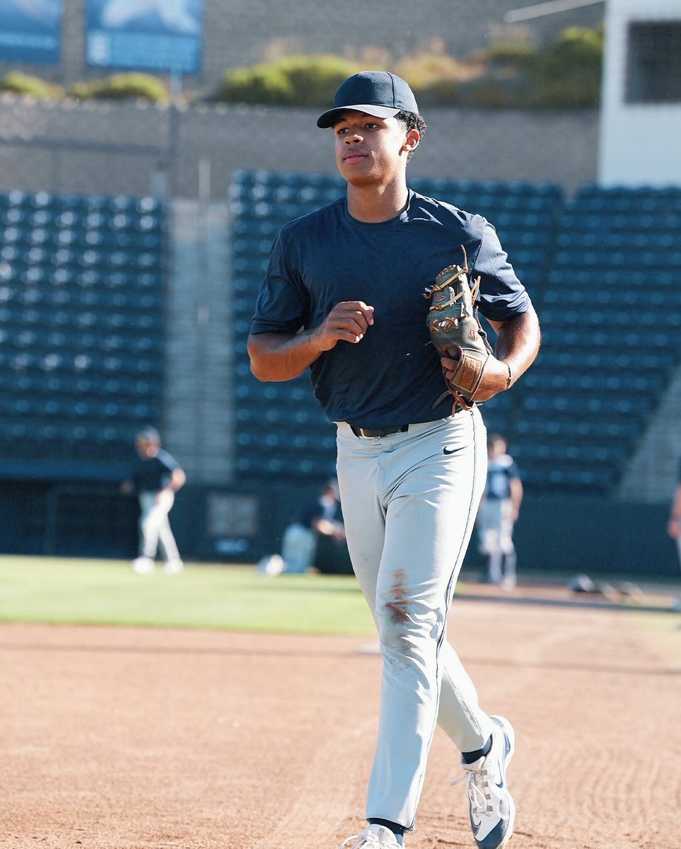 D1Baseball (@d1baseball) on Twitter photo The son of Hall of Famer Adrian Beltre, <a href="/AJBeltre29/">Adrian Beltre Jr.</a> will enter 2025 as <a href="/USDbaseball/">San Diego Baseball</a>'s primary option at third base.
The 5-foot-11, 185-pound freshman has also been up to 94 mph on the mound this fall and could grow into one of the Toreros' next stars. The son of Hall of Famer Adrian Beltre, <a href="/AJBeltre29/">Adrian Beltre Jr.</a> will enter 2025 as <a href="/USDbaseball/">San Diego Baseball</a>'s primary option at third base.
The 5-foot-11, 185-pound freshman has also been up to 94 mph on the mound this fall and could grow into one of the Toreros' next stars.