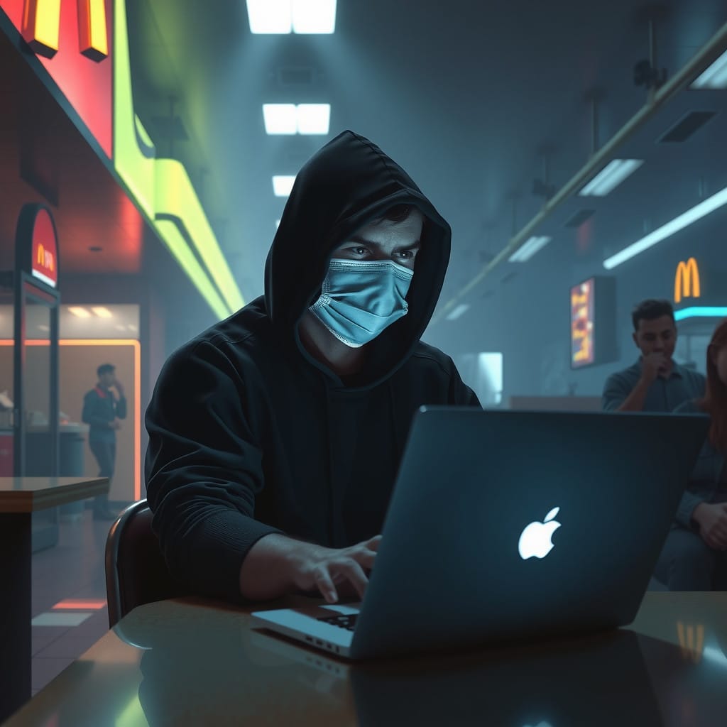 NYCSOLHITMAN's tweet photo. Suspect in the killing of UnitedHealthcare’s CEO began to shake when police closed in, officers say.
He was sitting at a table in the rear of the McDonald’s wearing a blue medical mask and looking at a laptop computer. A customer saw him and an employee called 911. #HITMAN #CEOAssassination #CEOassassin $HITMAN #HITMANAI
https://t.co/93iaswXkWO