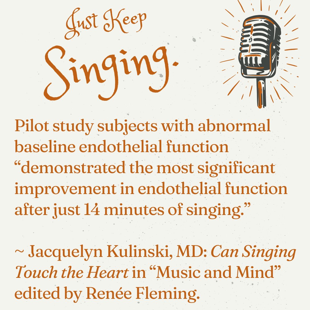 Sing for cardiovascular health!