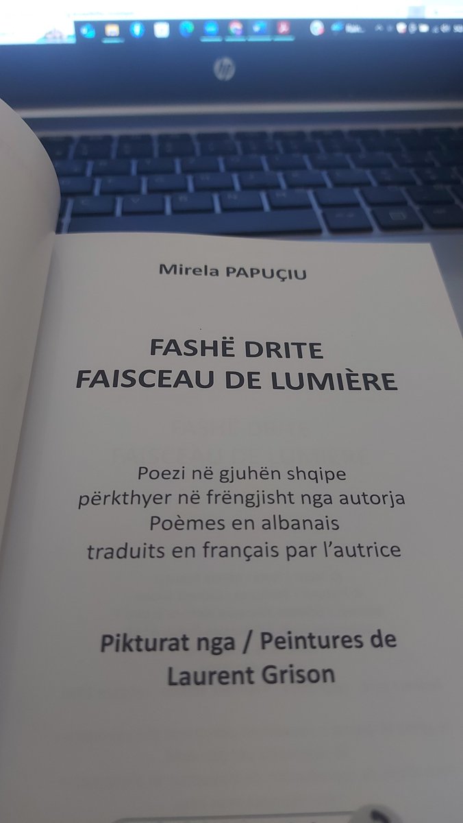 Mirela_Robo's tweet photo. Mon recueil de poèmes français-albanais "Faisceau de lumière" fait sa parution aix éditions "Pourquoi viens-tu si tard?" https://t.co/UIVDoddGf9