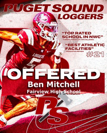 Ben Mitchell 4.5⭐️ Kicker (@benmitchell2025) on Twitter photo After a great conversation with <a href="/CoachCarskie/">David Carskie 🪓</a>, I am blessed to receive my first offer from the University of Puget Sound!! <a href="/Coach_MThompson/">Matt Thompson</a> <a href="/GP_Recruiting/">GamePlan Recruiting</a> <a href="/FHS_Knights/">Fairview Knights Football - Colorado</a> After a great conversation with <a href="/CoachCarskie/">David Carskie 🪓</a>, I am blessed to receive my first offer from the University of Puget Sound!! <a href="/Coach_MThompson/">Matt Thompson</a> <a href="/GP_Recruiting/">GamePlan Recruiting</a> <a href="/FHS_Knights/">Fairview Knights Football - Colorado</a>