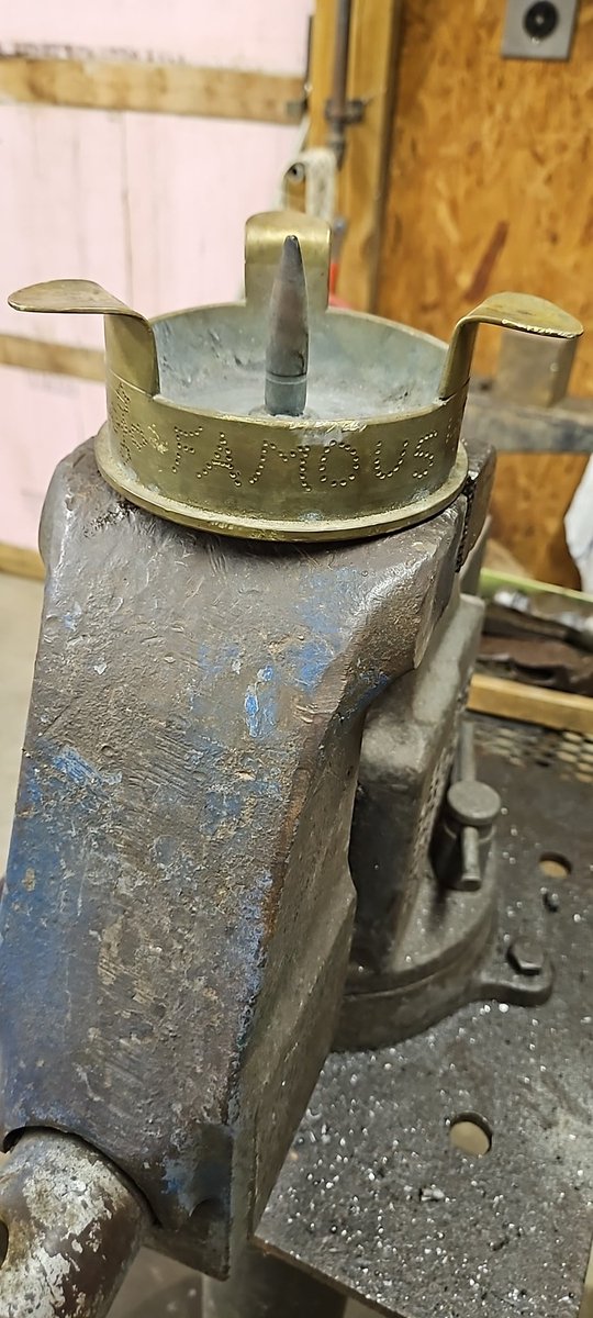 Came in today . Says Famos Fourth. 105 mm  B. Co.1944
Trench art.
