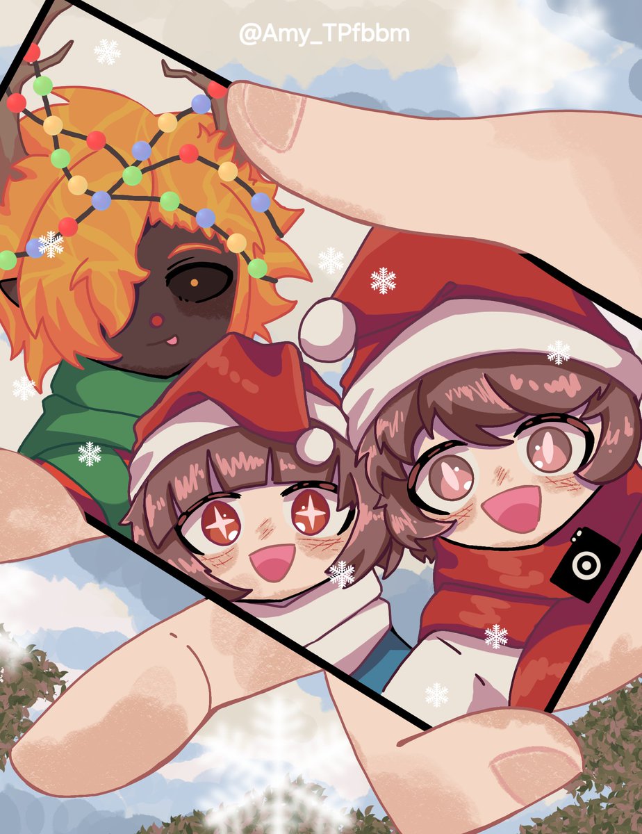 Ya estamos en el mes donde toca hacer cocolatito caliente ☕️🎄
.
.
.
 #CapitanGatoFanArt #MagmaBoiFanart #starvtuberart