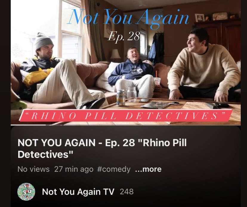 NotYouAgainTV's tweet photo. New episode out now https://t.co/XR08boNngu https://t.co/BAqBxilVTt