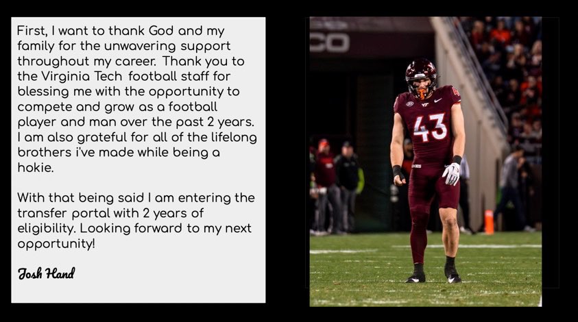 Thank you Hokie nation🧡🖤