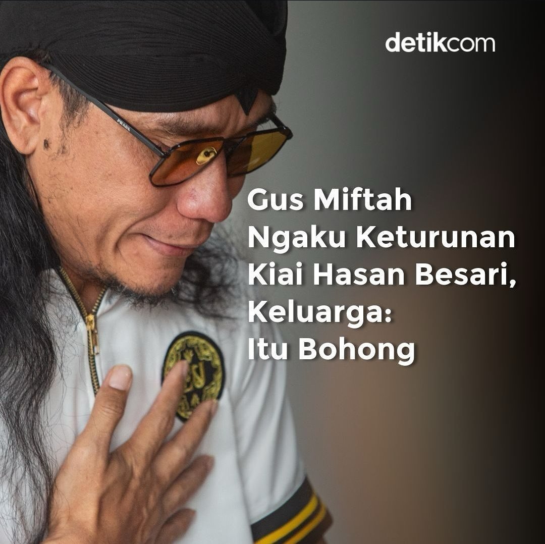 Anjir benar memang Miftah Ta'im konco ne Mulyono..

===========

Kebaya Encim Sunhaji Towel King Indo