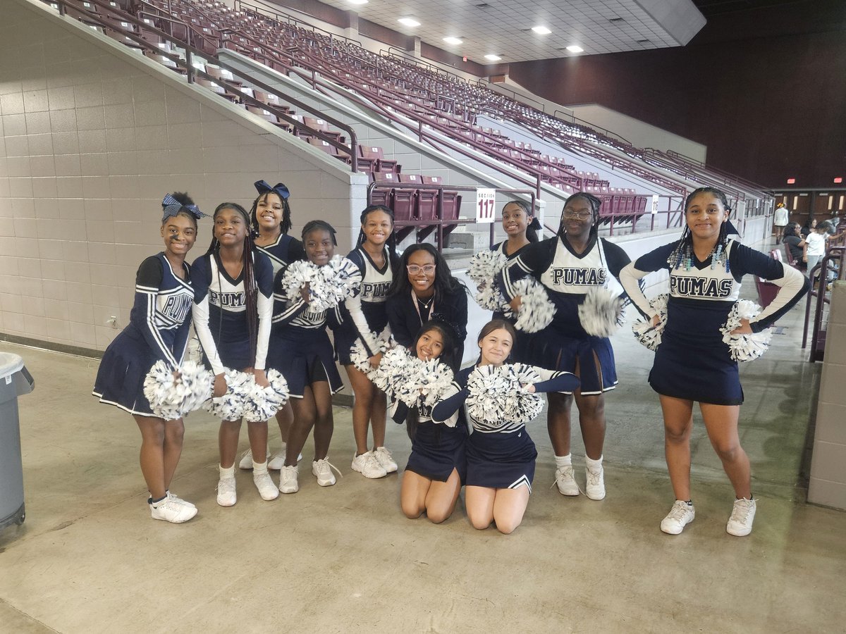 <a href="/PlummerMS_AISD/">Plummer MS Aldine ISD</a> <a href="/principaldmac/">Detrick L. McAfee, M.Ed.</a> <a href="/plummerfootball/">Plummer Puma Football</a> 
The Plummer Puma cheerleaders doing their thing at the Aldine Cheer Competition! Shout out to Coach Banks and the entire cheer squad. 🔥🔥🔥