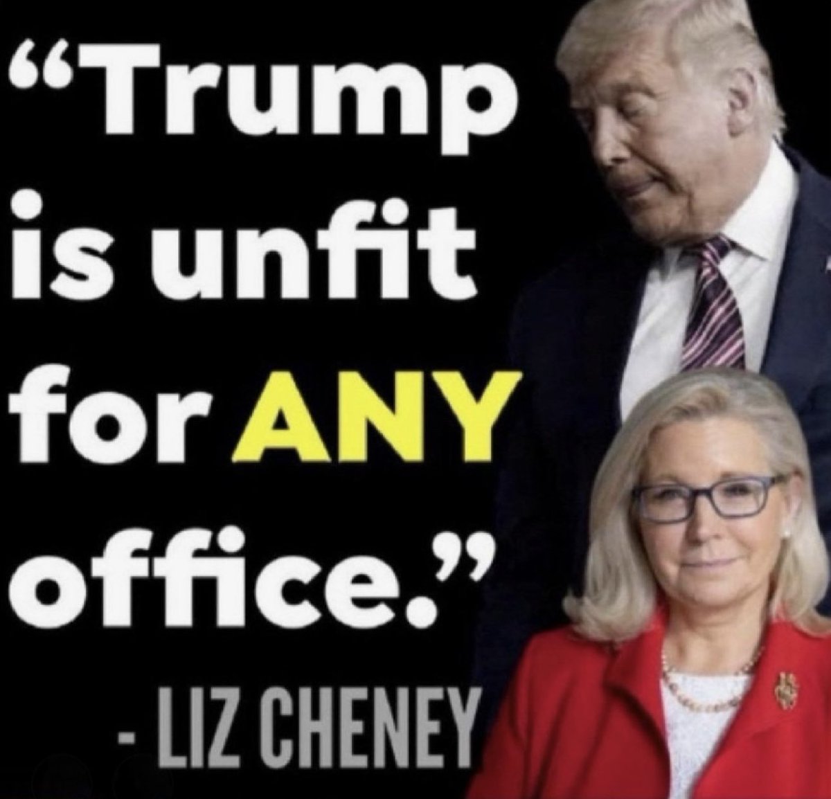 Who agrees with Liz Cheney?🖐️