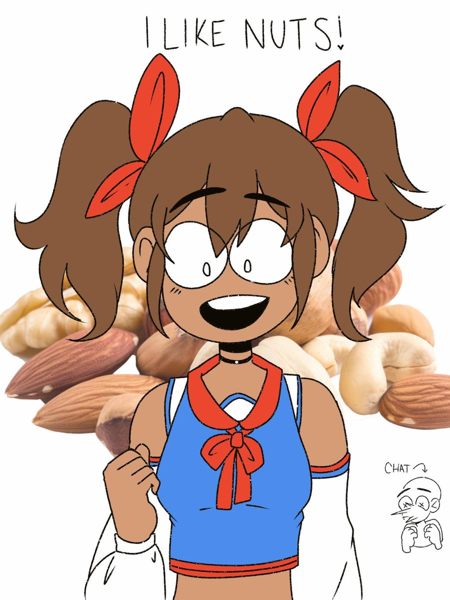JujuMiuโจ๐Power Up Cheerleader VTuber (@jujumiu_vt) on Twitter photo Thank you <a href="/VincentFugarVT/">๐Vince Fugar๐</a> for art of tonight's stream๐คฃ
Hey now I told y'all Pecans are m favorite nut...why y'all laughing??? Thank you <a href="/VincentFugarVT/">๐Vince Fugar๐</a> for art of tonight's stream๐คฃ
Hey now I told y'all Pecans are m favorite nut...why y'all laughing???