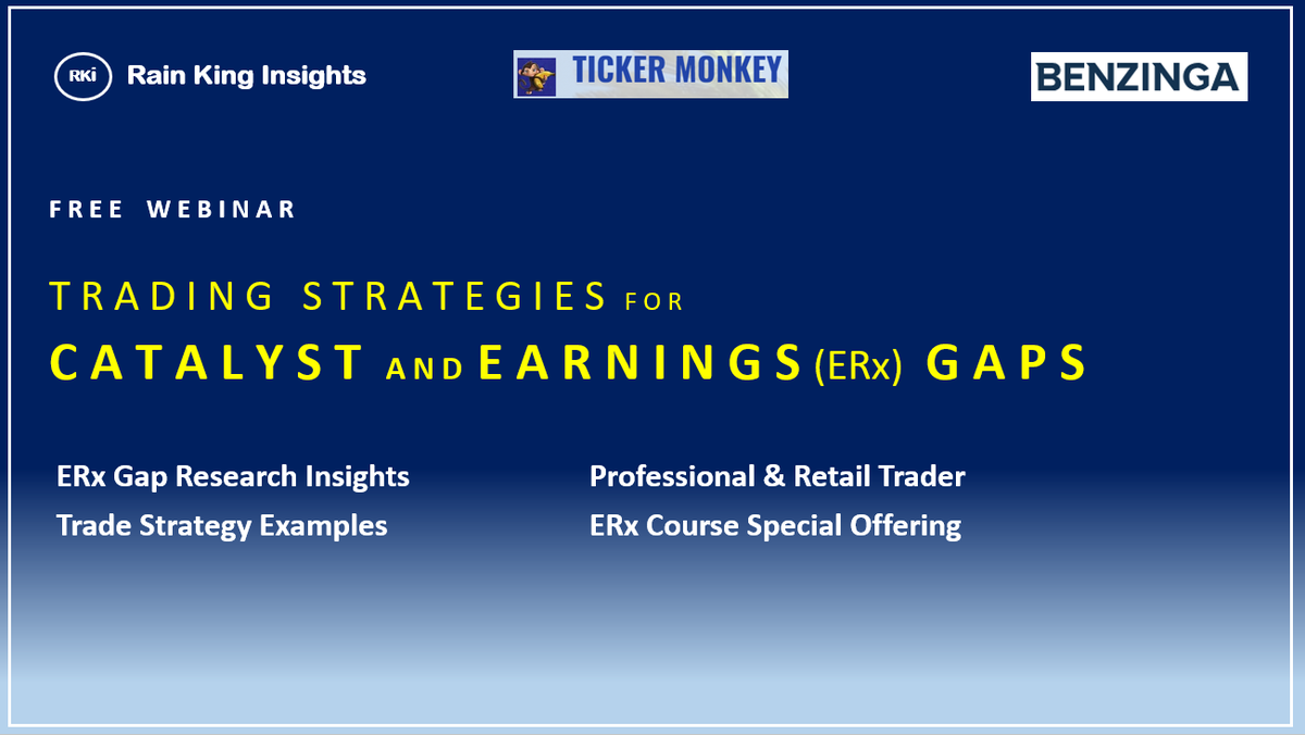 JPoco722's tweet image. Myself and @TCMLLC  have studied Gaps for years and have identified real edges.......if you have been intimidated by Earning Gaps in the past, now is the time to learn real strategies to bring ERx Gap into your trading toolbag.    
I spoke this summer at Traderlion Conference and…