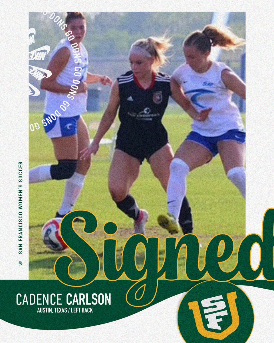 Can't wait for this one 😄

Welcome to the Hilltop, Cadence!

#USFDons | #WCCsports