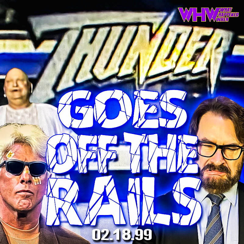 WHWMonday's tweet photo. On this REMIX edition of #WHWMonday, strap yourself in Slapdicks! @tonyschiavone24 &amp; @HeyHeyItsConrad  are taking us back to one of the most bizarre WCW Thunder episodes ever! Flair in a field, Ralphus in drag &amp; more!

Available now at https://t.co/HVDtODZo60 &amp; podcast platforms! https://t.co/VfDZdfCHrV