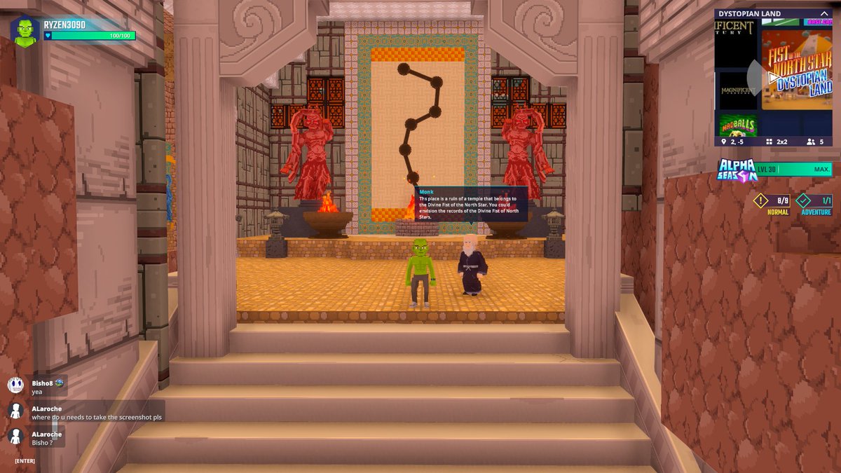 Moblytic's tweet photo. Exploring the mystical Temple Hall in Dystopian Land in @TheSandboxGame. Ancient secrets or future tech? You decide! 🏛️🔮 https://t.co/8qM3JmBV3K #TheSandbox #AlphaSeason4 #AS4SocialChallenge https://t.co/765I7MfB9v