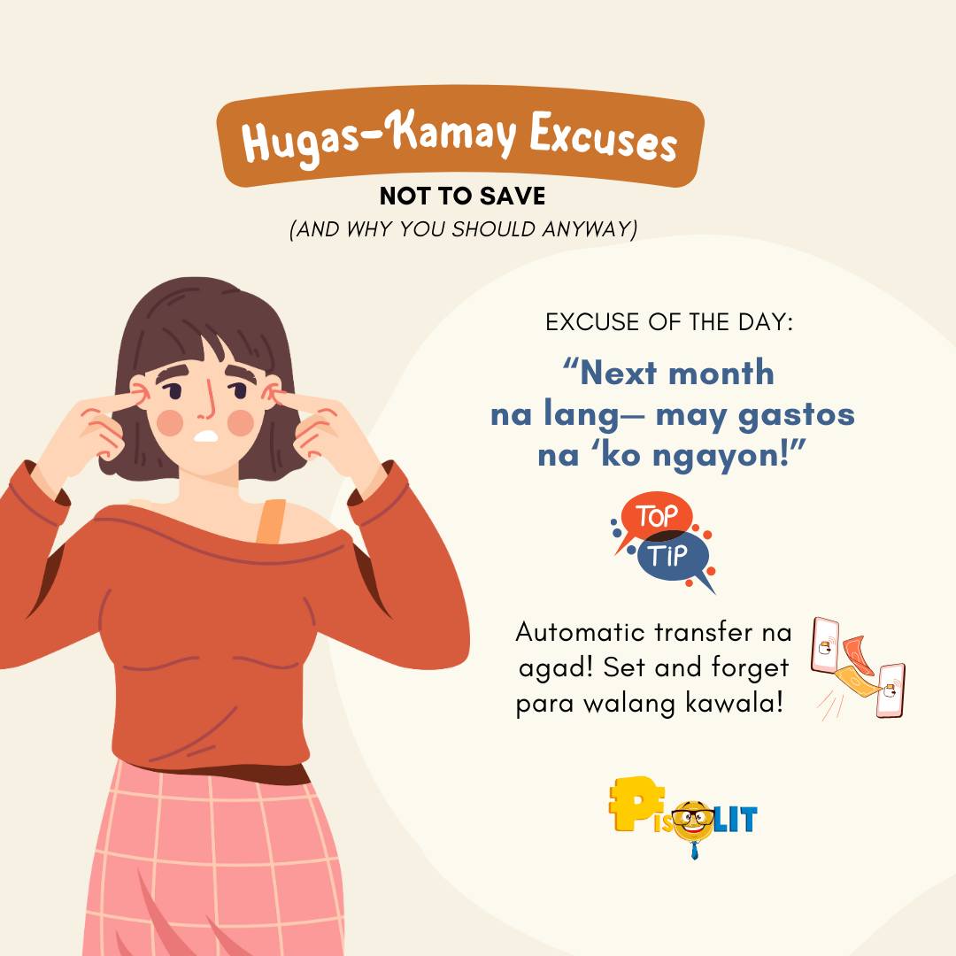 PisoLit's tweet photo. Struggling to save? Automate it! No need to think twice—your future self will thank you for it. 💸📲

#PisoLit #EkoLit #AutomateSavings #FutureReady #SaveSmart #FinancialPlanning https://t.co/PviK3NtORl