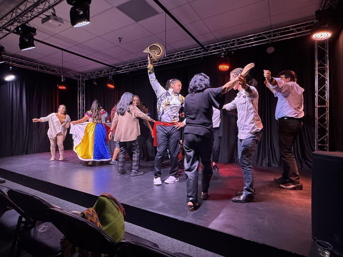 🎉 Congratulations to <a href="/CreArte_Latino/">CreArte Latino</a> on their stunning new space! Tonight's ribbon cutting was a celebration filled with mixing, mingling, dancing, and pure joy. Here's to a bright future and continued impact in the community! 💃🖤 #CommunityCelebration #NewBeginnings