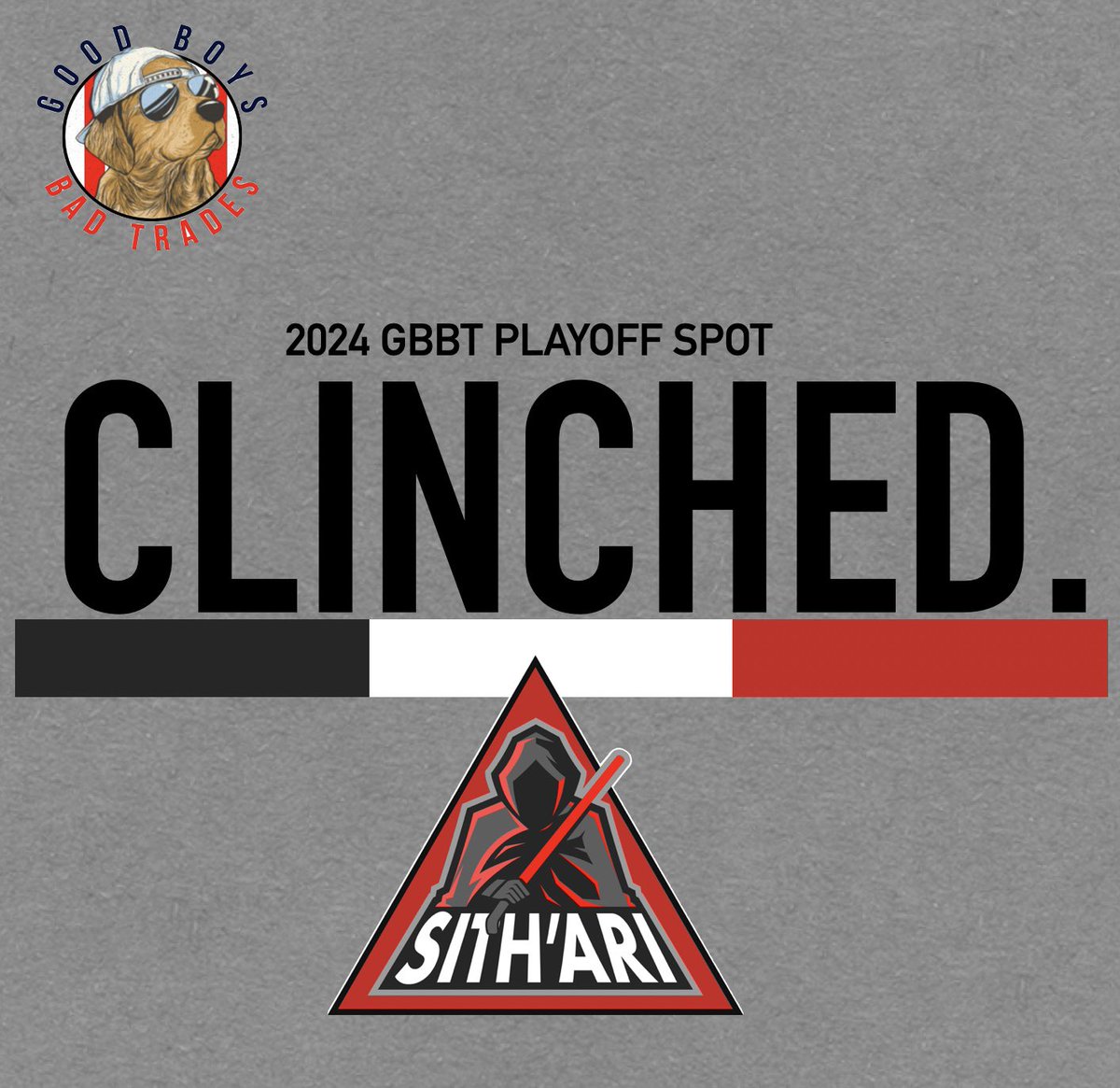 BoysTrades's tweet photo. They say only a Sith deals in absolutes, and @SithariOfficial absolutely fought for this playoff appearance! https://t.co/jyoD2FyoOw