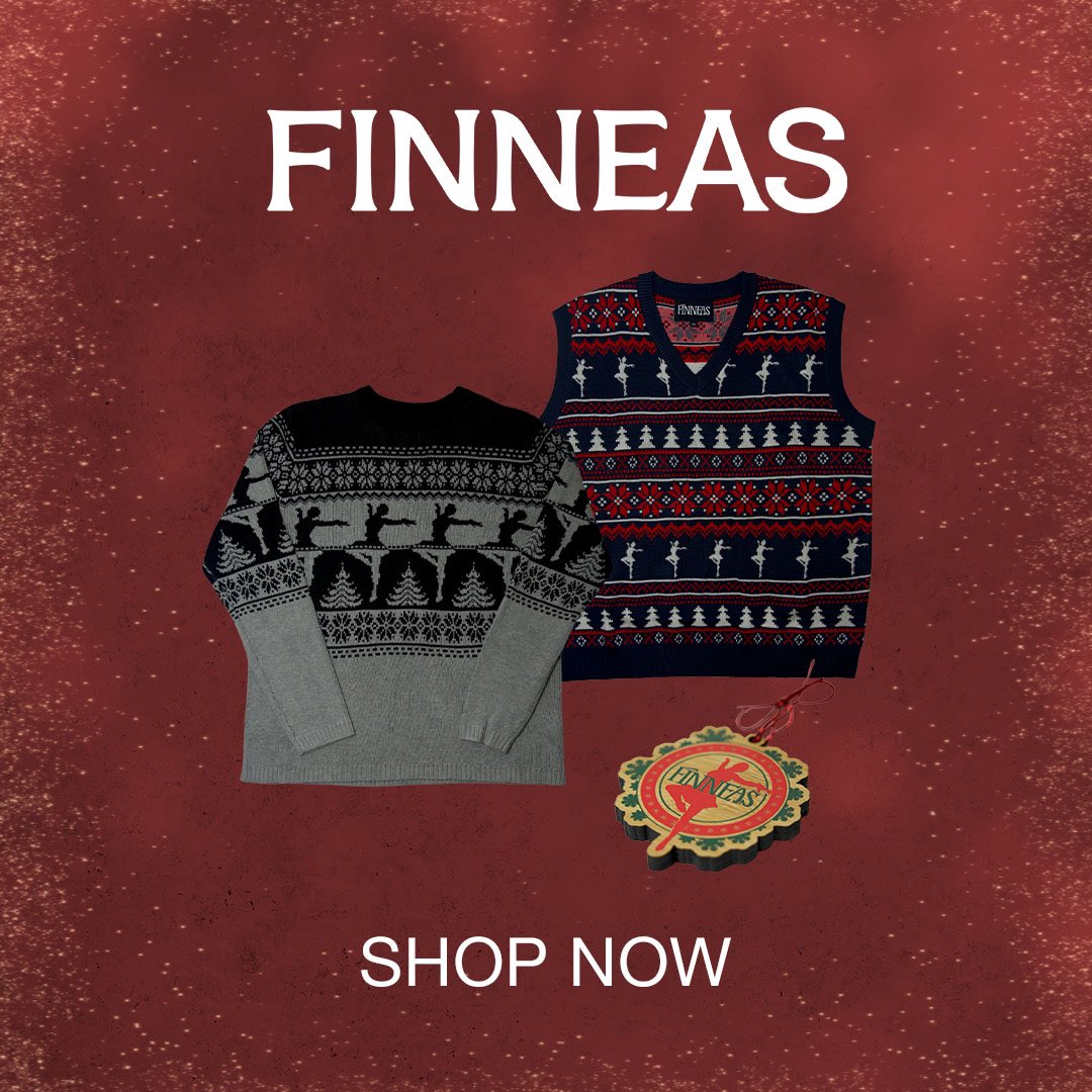 Holiday merch restock available now finneas.lnk.to/store