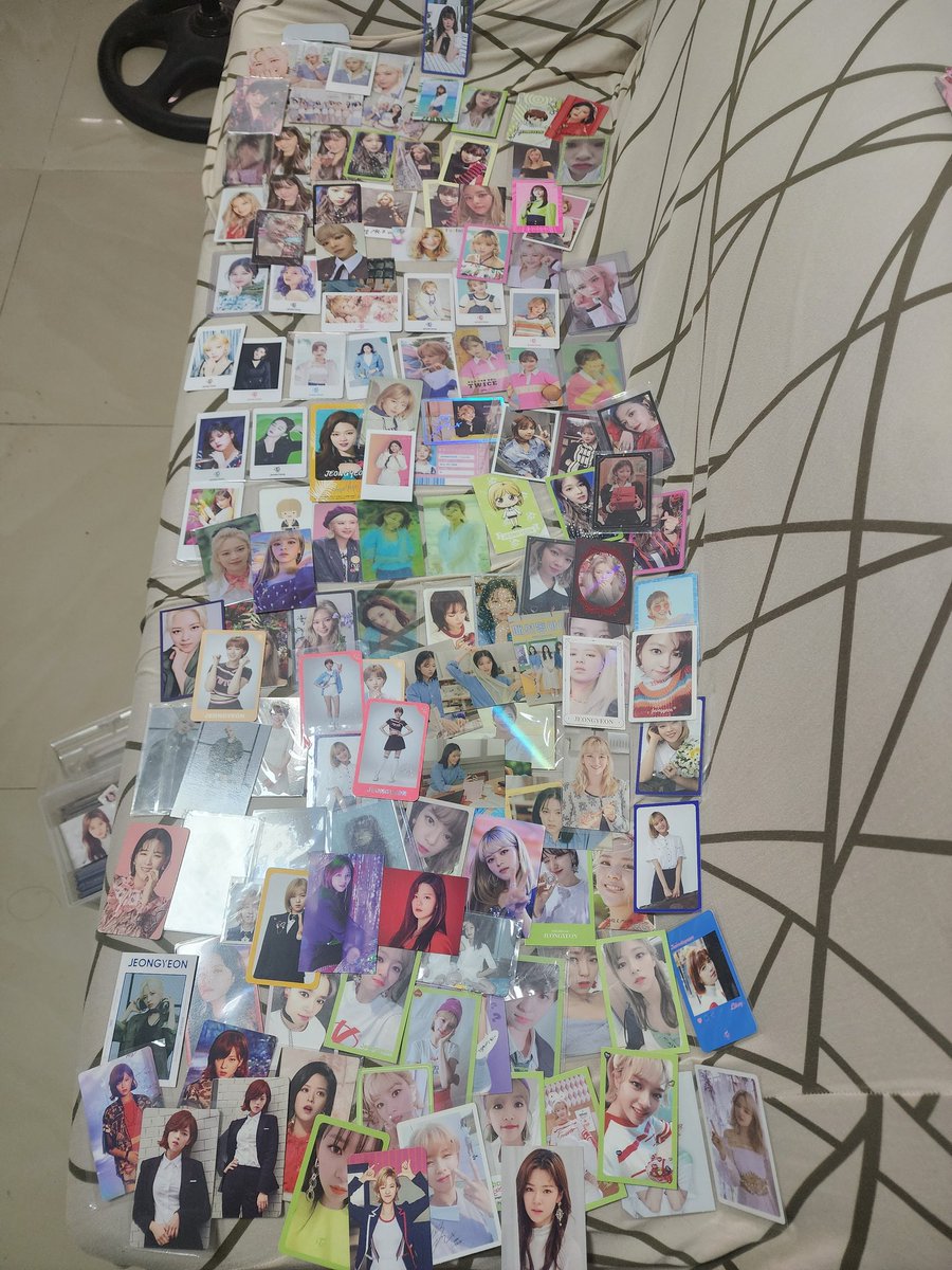 charmismyname's tweet photo. #twice #wts #lfb #jeongyeon

Jeongyeon photocards including high touch, rare, and almost all pcs from albums

*photos below do not show all items

All-in 30k

Slightly negotiable

RFS: Fund for pregnancy https://t.co/Rq91gCebTq