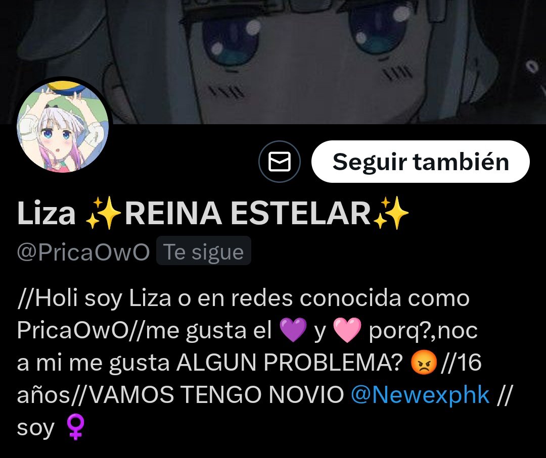 KonnyYT_VHS's tweet photo. Gracias Liza 🫶🫶 te devuelvo el follow  quiero ser tu amiga!☺️ #Folloow https://t.co/R4iod7HWVU