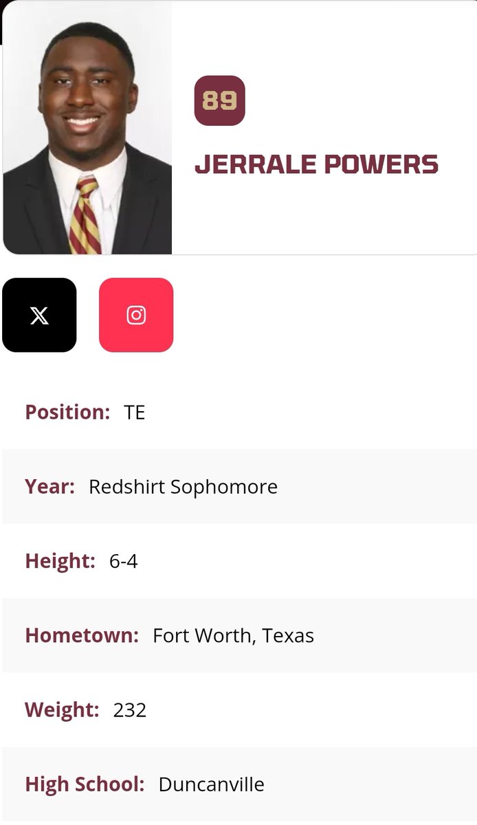 FarrellPortal (@farrellportal) on Twitter photo Florida State TE Jerrale Powers entered the transfer portal <a href="/PowersJerrale/">๐๐ฎ๐ป๐ป๐ช๐ต๐ฎ ๐๐ธ๐๐ฎ๐ป๐ผ๐</a> Florida State TE Jerrale Powers entered the transfer portal <a href="/PowersJerrale/">๐๐ฎ๐ป๐ป๐ช๐ต๐ฎ ๐๐ธ๐๐ฎ๐ป๐ผ๐</a>