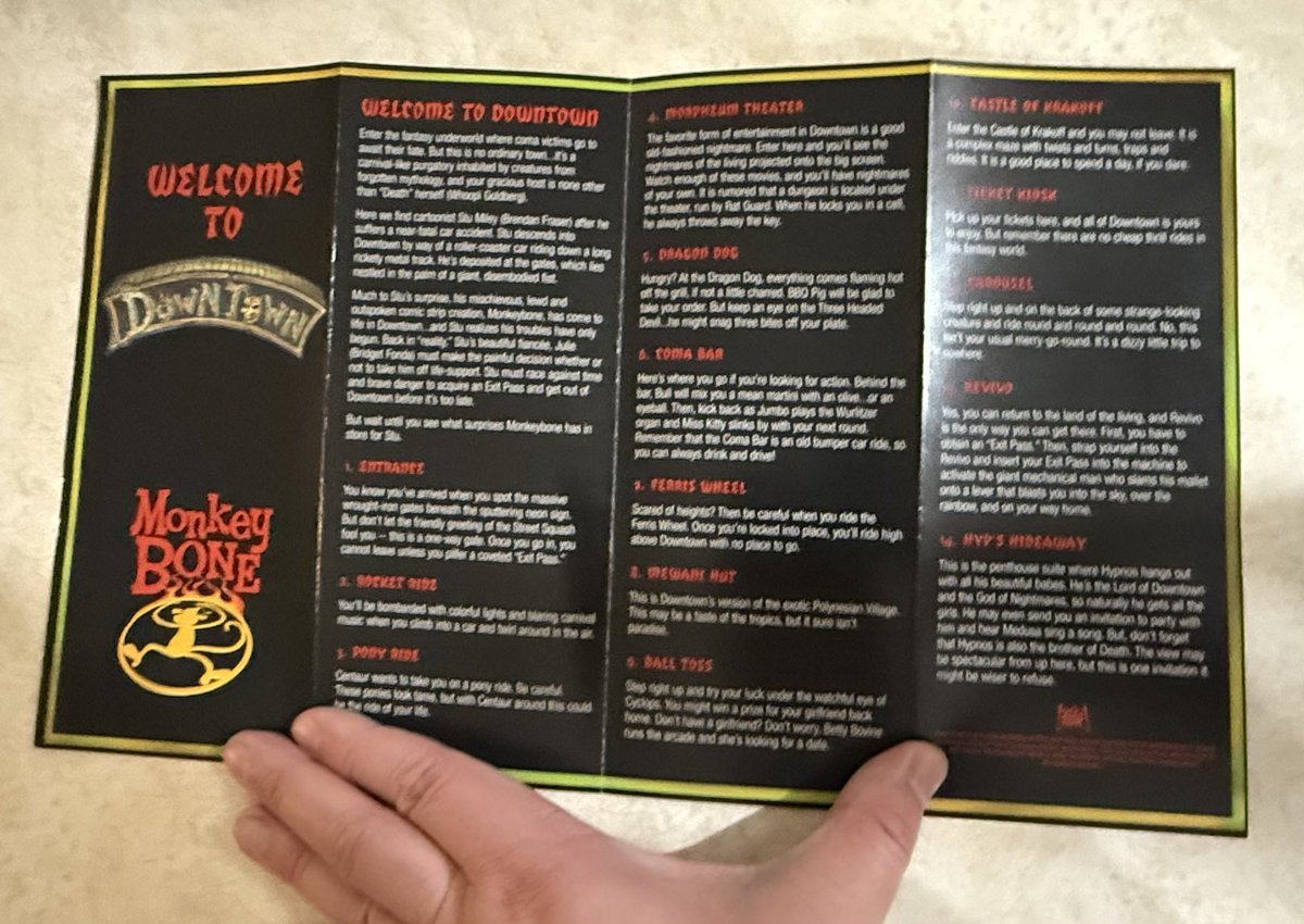Stubstub13's tweet photo. Monkeybone press kit arrived, looks complete other than the VHS. https://t.co/SBLwxtDwQV